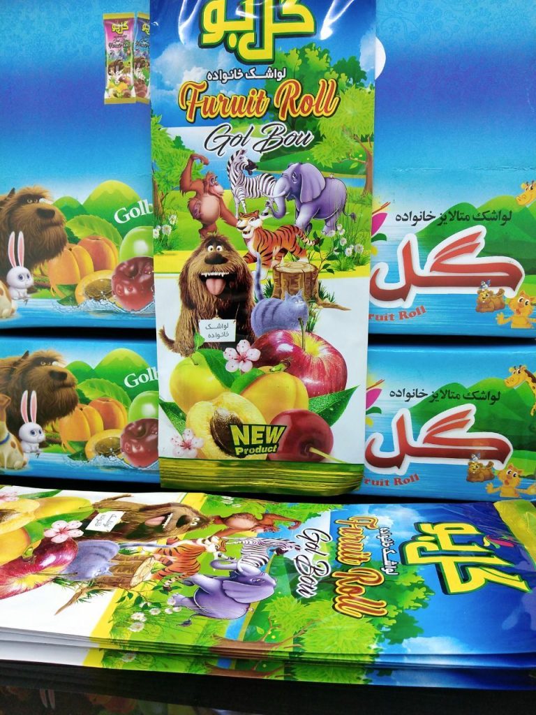 لواشک متالایز گل بو